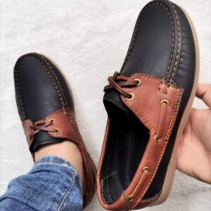 Zapatos Apaches cuero café oscuro