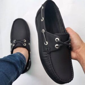Zapatos Apaches cuero negro